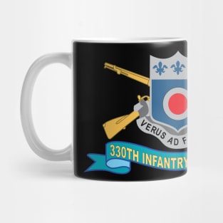 330th Infantry Regiment w Br - SSI - Ribbon X 300 Mug